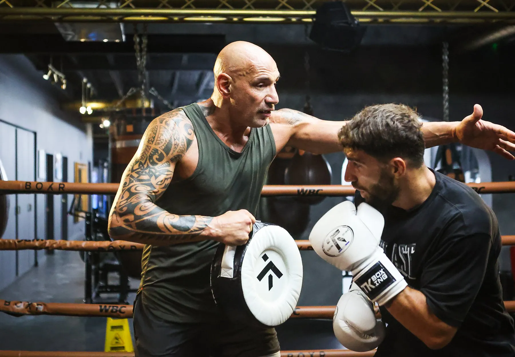 Strength and conditioning work in the gym